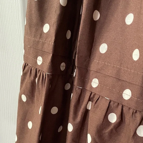 The Somerset Strapless polka Dot Maxi Dress - Picture 9 of 13